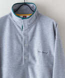 レトロ フリース  胸ロゴ 刺繍 スタンド スナップボタン BEN DAVIS