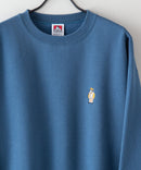 ヘビー ウェイト 裏起毛 ミニゴリラ ワンポイント ロゴ  クルーネック スウェット トレーナー BEN DAVIS