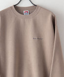 ヘビー ウェイト 裏起毛 ミニゴリラ ワンポイント ロゴ  クルーネック スウェット トレーナー BEN DAVIS