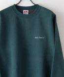 ヘビー ウェイト 裏起毛 ミニゴリラ ワンポイント ロゴ  クルーネック スウェット トレーナー BEN DAVIS