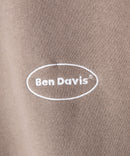 バッグ ロゴ  胸 ワッペン 裏起毛 襟付き スウェット ラガーシャツ タイプ BEN DAVIS