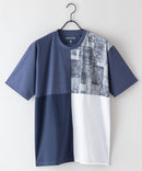 汗染み 目立ちにくい Tシャツ ゼロステイン ZERO STAIN 汗染み防止 切り替え デザイン Tシャツ メンズ レディース 男女兼用 トップス 半袖 おしゃれ 吸水速乾 人気 tシャツ 機能 快適 インナー 肌着としても 撥水加工 UVカット 防汚加工 紫外線防止