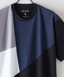 汗染み 目立ちにくい Tシャツ ゼロステイン ZERO STAIN 汗染み防止 切り替え デザイン Tシャツ メンズ レディース 男女兼用 トップス 半袖 おしゃれ 吸水速乾 人気 tシャツ 機能 快適 インナー 肌着としても 撥水加工 UVカット 防汚加工 紫外線防止