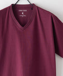 汗染み 目立ちにくい  Tシャツ ZERO STAIN スラブ Vネック Tシャツ