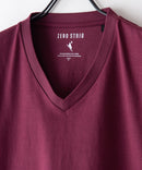 汗染み 目立ちにくい  Tシャツ ZERO STAIN スラブ Vネック Tシャツ