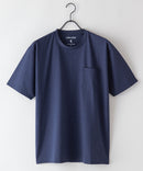 汗染み 目立ちにくい Tシャツ ゼロステイン ZERO STAIN スラブ 胸ポケット付き クルーネック Tシャツ