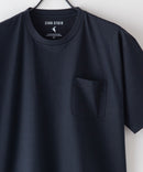汗染み 目立ちにくい Tシャツ ゼロステイン ZERO STAIN スラブ 胸ポケット付き クルーネック Tシャツ
