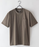 汗染み 目立ちにくい Tシャツ ゼロステイン ZERO STAIN スラブ 胸ポケット付き クルーネック Tシャツ