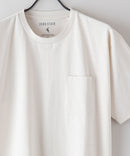 汗染み 目立ちにくい Tシャツ ゼロステイン ZERO STAIN スラブ 胸ポケット付き クルーネック Tシャツ