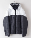 ロゴテープ使い 中綿 ジャケット エコダウン