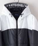 ロゴテープ使い 中綿 ジャケット エコダウン