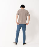 快適ファンクション ストレッチ速乾 イージーケア ドライリップルネックデザインTシャツ