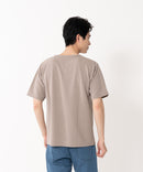 快適ファンクション ストレッチ速乾 イージーケア ドライリップルネックデザインTシャツ