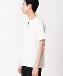 快適ファンクション ストレッチ速乾 イージーケア ドライリップルネックデザインTシャツ