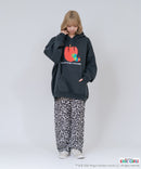 【はらぺこあおむし/The Very Hungry Caterpillar】【ユニセックスデザインでリンクコーデにも◎】裏起毛プルオーバーパーカー フーディ 保温 エリック・カール 絵本 キャラクター グッズ