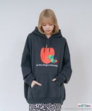 【はらぺこあおむし/The Very Hungry Caterpillar】【ユニセックスデザインでリンクコーデにも◎】裏起毛プルオーバーパーカー フーディ 保温 エリック・カール 絵本 キャラクター グッズ