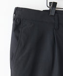 カットジョーゼット タックイージーパンツ 吸水速乾 接触冷感 ストレッチ 軽量 イージーケア UVカット BLUE STANDARD ブルースタンダード