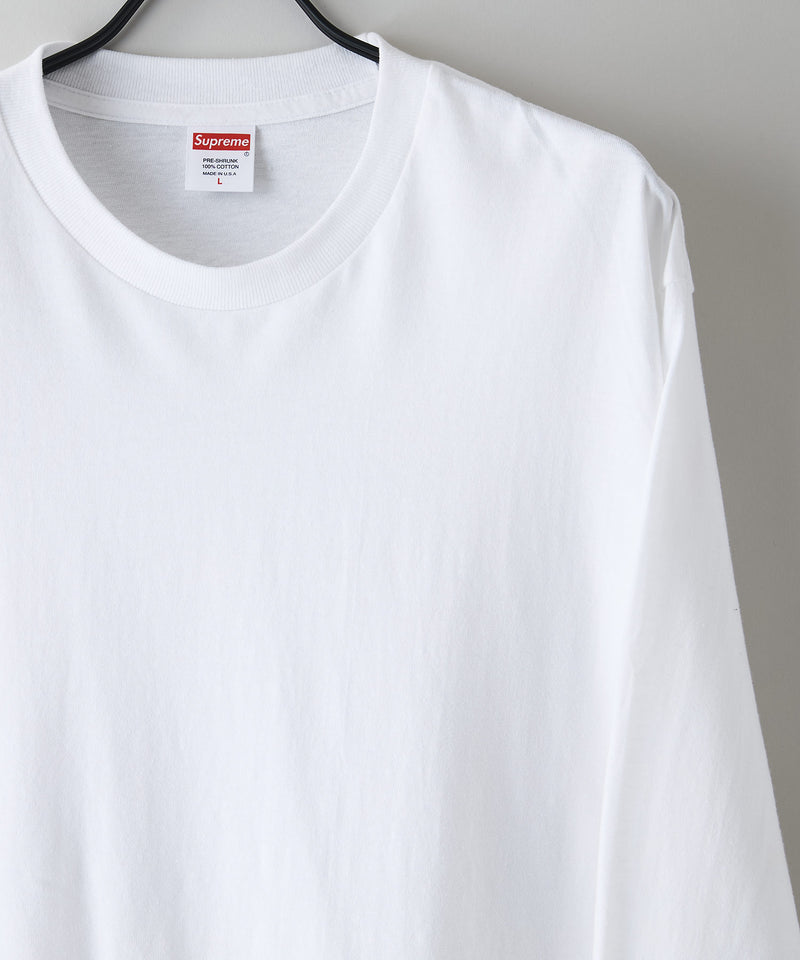 Supreme シュプリーム Long Sleeve BLANK T-shirt ロンT MADE IN USA 綿100%