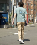 ペンギン プリント Tシャツ スラブ さらさら BLUE STANDARD ブルースタンダード