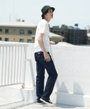 ペンギン プリント Tシャツ スラブ さらさら BLUE STANDARD ブルースタンダード