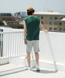 JE MORGAN / JE モーガン ビッグシルエット天竺ノースリーブ レイヤードスタイルにも