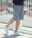 ペンギン プリント ミニ 裏毛 ショート パンツ さらさら BLUE STANDARD ブルースタンダード