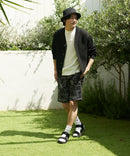 【KAITEKI+】ドライタッチ 吸水 速乾 ストレッチ イージーケア ドライリップル ボタン カーディガン  快適 カイテキ