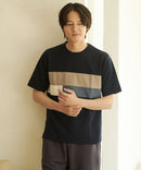 【KAITEKI+】ドライリップル 切り替え Tシャツ ドライタッチ 吸水 速乾 ストレッチ イージーケア ドライリップル