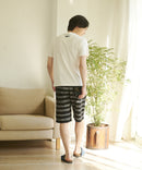 ペンギン プリント ミニ 裏毛 ショート パンツ さらさら BLUE STANDARD ブルースタンダード