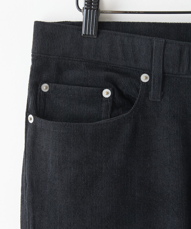 【BLUE STANDARD/ブルースタンダード】ストレッチニットコーデュロイ 裏起毛 イージーパンツ 暖パン