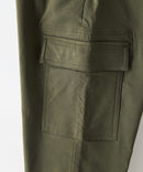 【BLUE STANDARD/ブルースタンダード】快適！スーパーストレッチ起毛カーゴパンツ 暖パン イージーケア 前開き ウエストゴム UVカット