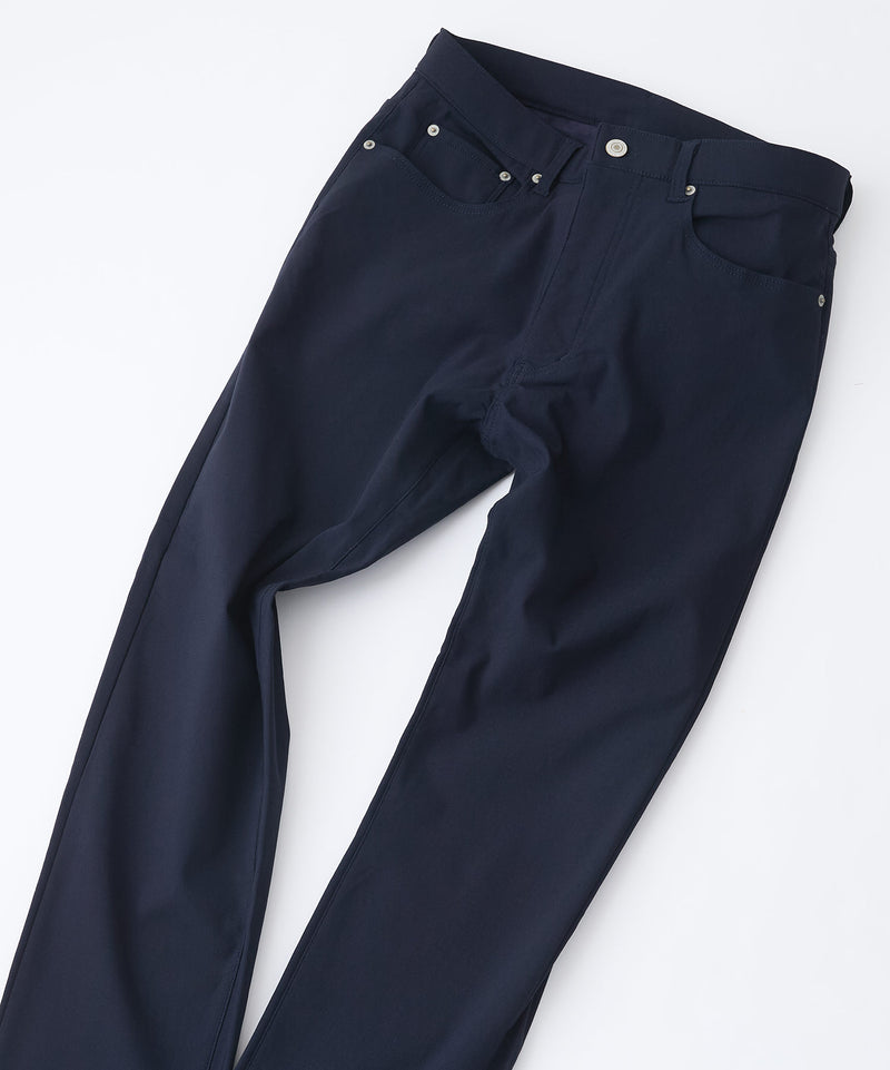 【BLUE STANDARD/ブルースタンダード】快適！スーパーストレッチ起毛パンツ レギュラーストレート 暖パン イージーケア 前開き ウエストゴム UVカット