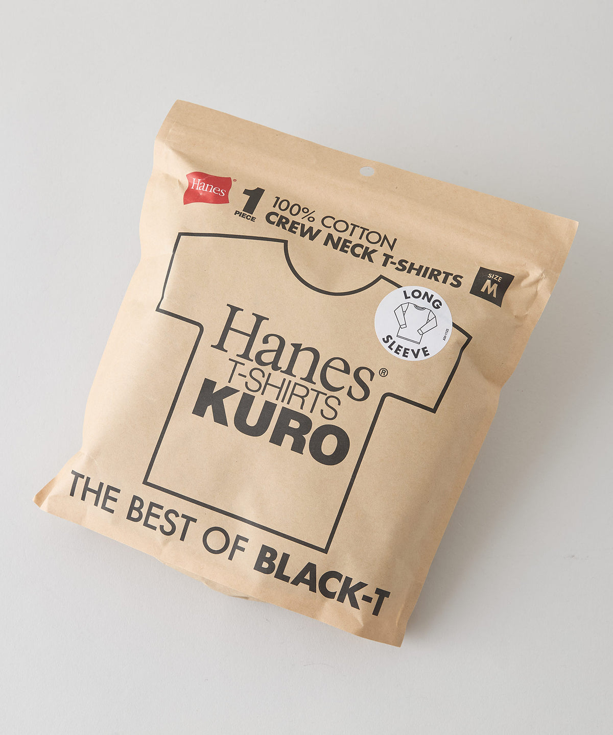 【HANES/ヘインズ】KURO ロングスリーブ Tシャツ