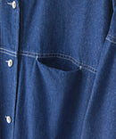 デニム ツイル カバー オール レディース C-FORT POINT