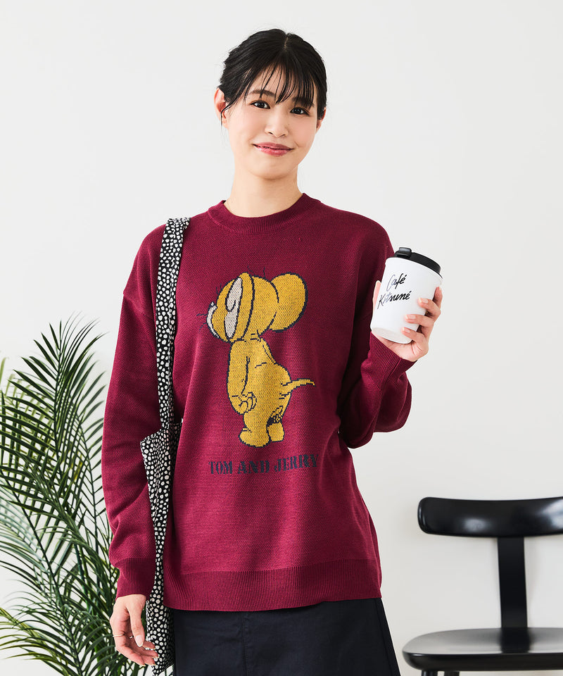 【TOM&JERRY/トムとジェリー】ジャガードニット