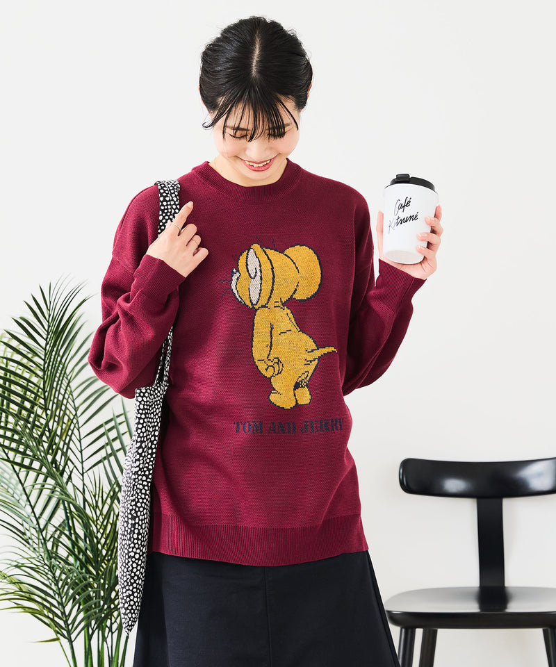 【TOM&JERRY/トムとジェリー】ジャガードニット
