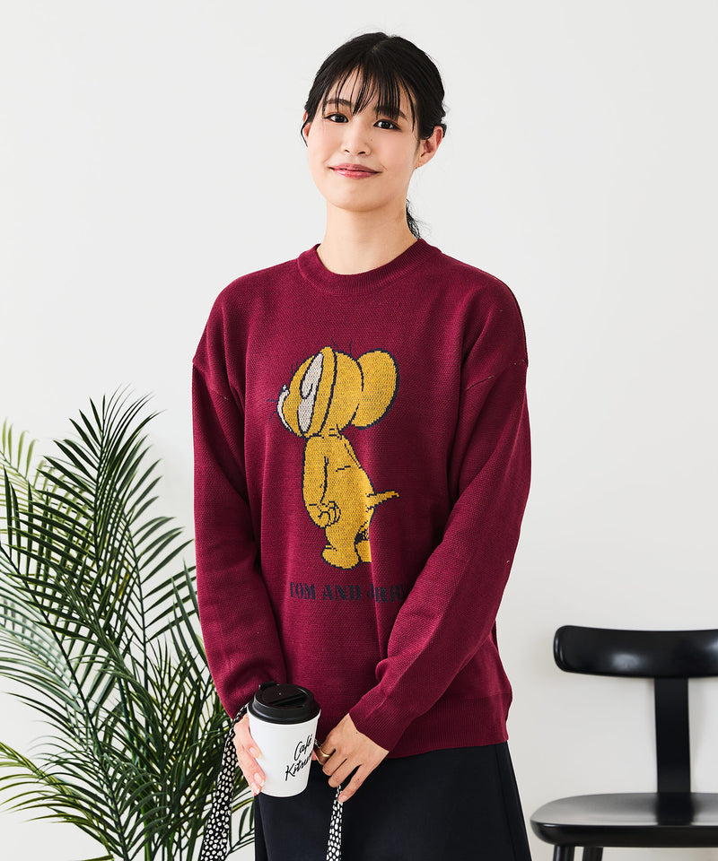 【TOM&JERRY/トムとジェリー】ジャガードニット