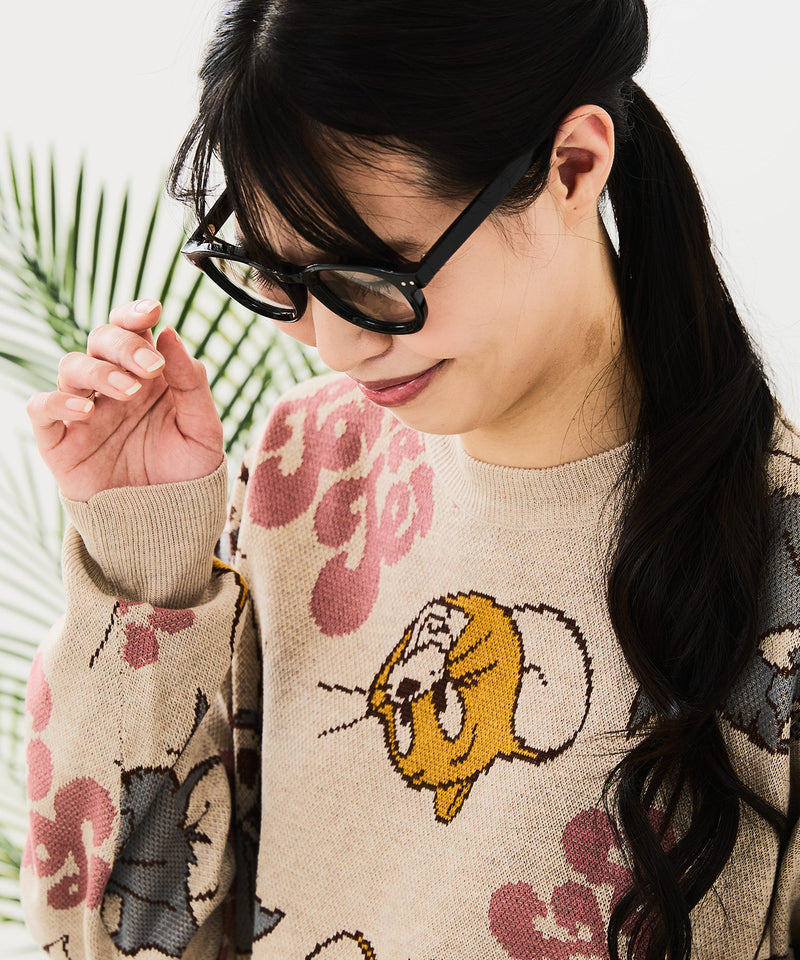 【TOM&JERRY/トムとジェリー】ジャガードニット