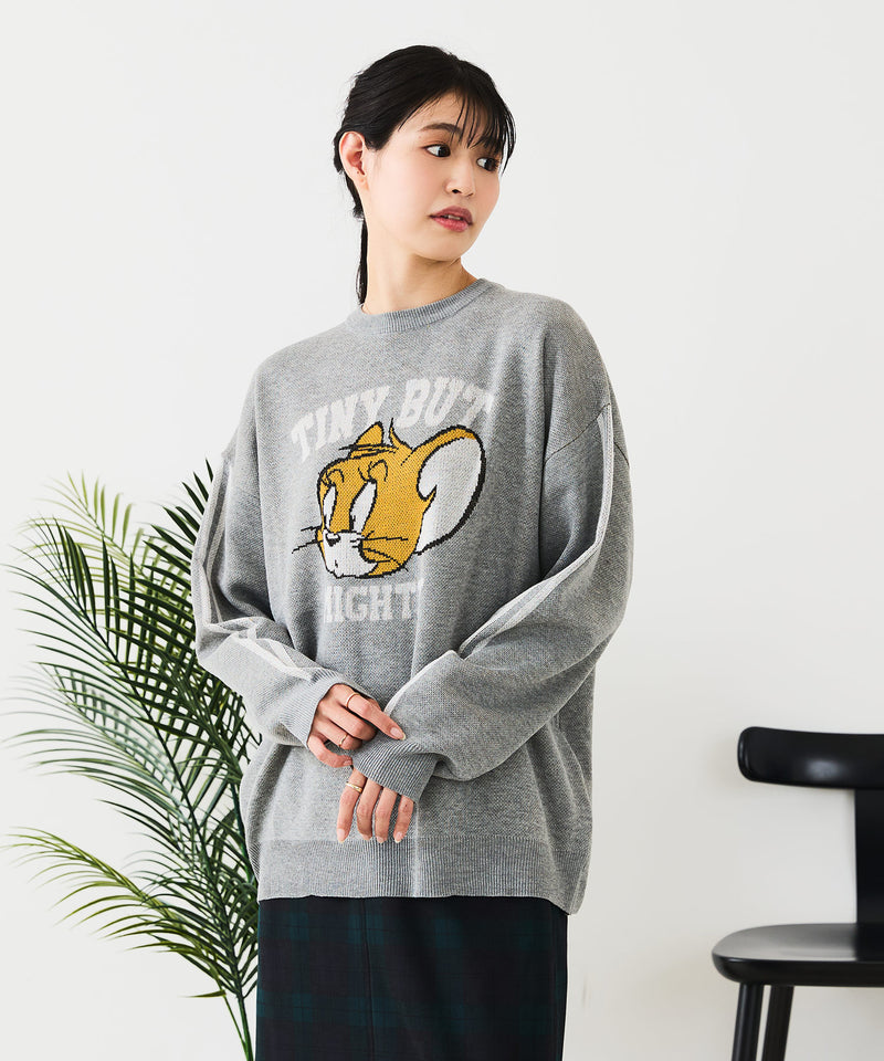 【TOM&JERRY/トムとジェリー】ジャガードニット