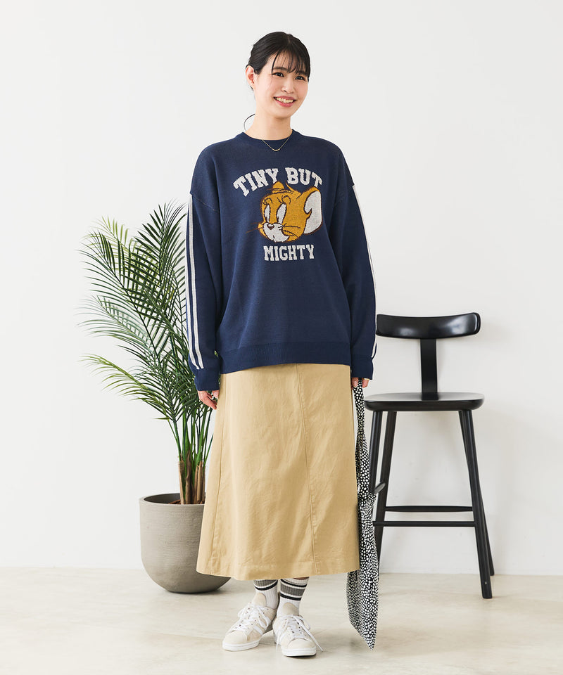 【TOM&JERRY/トムとジェリー】ジャガードニット