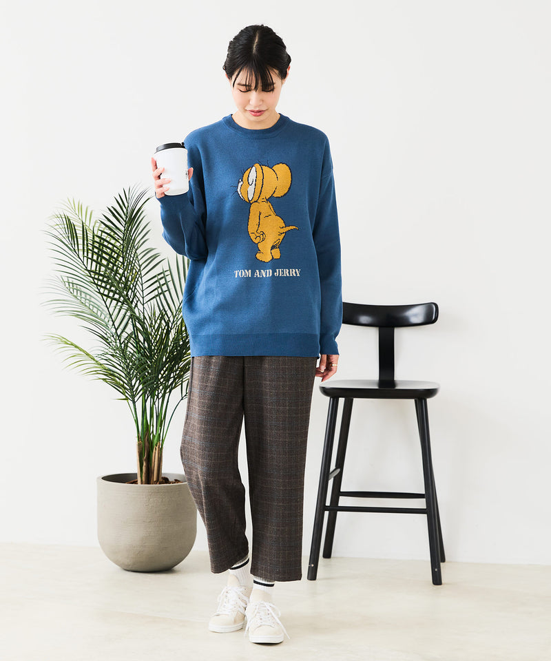 【TOM&JERRY/トムとジェリー】ジャガードニット