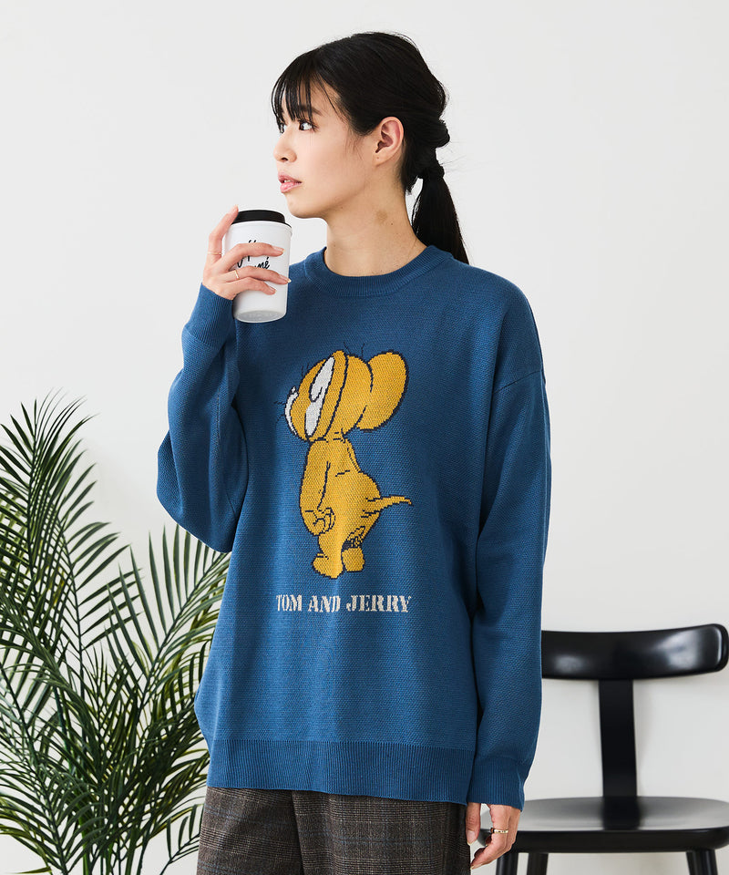 【TOM&JERRY/トムとジェリー】ジャガードニット