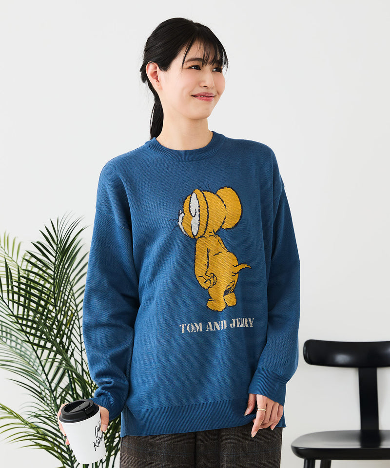 【TOM&JERRY/トムとジェリー】ジャガードニット