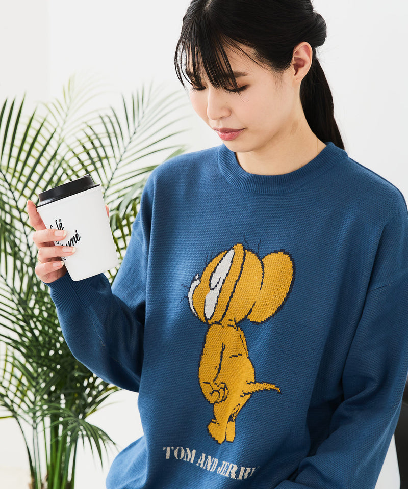 【TOM&JERRY/トムとジェリー】ジャガードニット