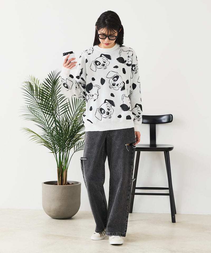 【DISNEY/ディズニー】DISNEY ジャガードニット