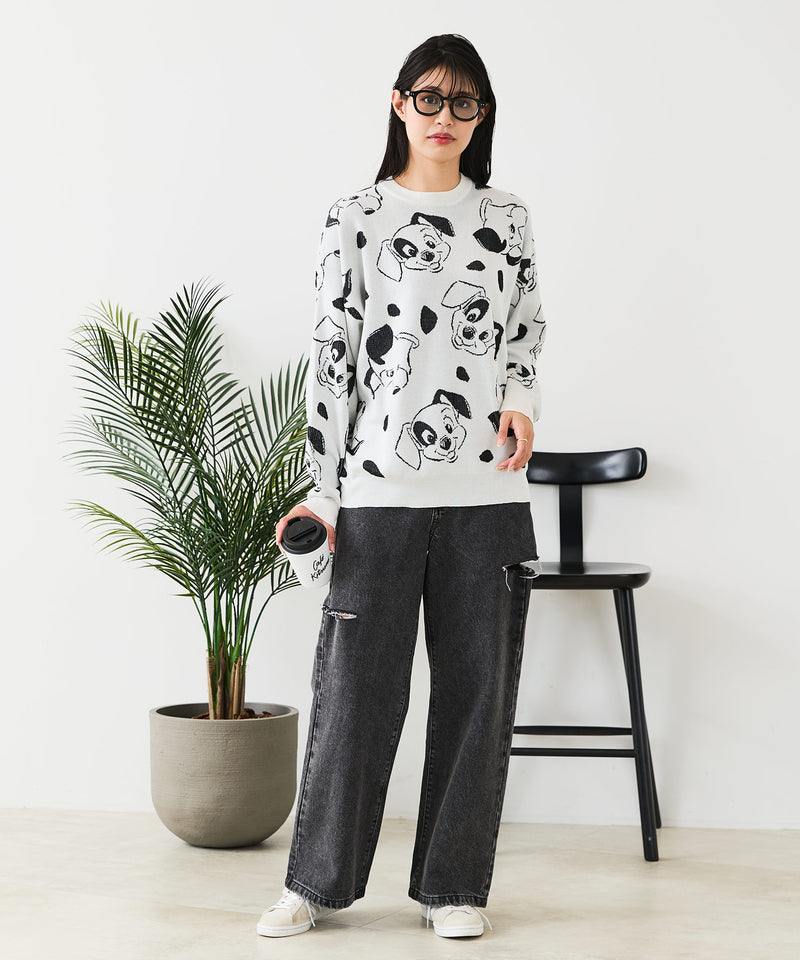 【DISNEY/ディズニー】DISNEY ジャガードニット