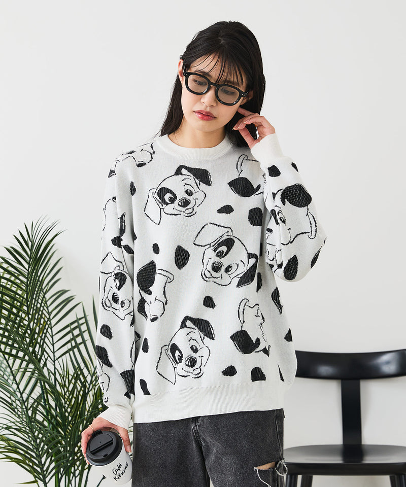 【DISNEY/ディズニー】DISNEY ジャガードニット