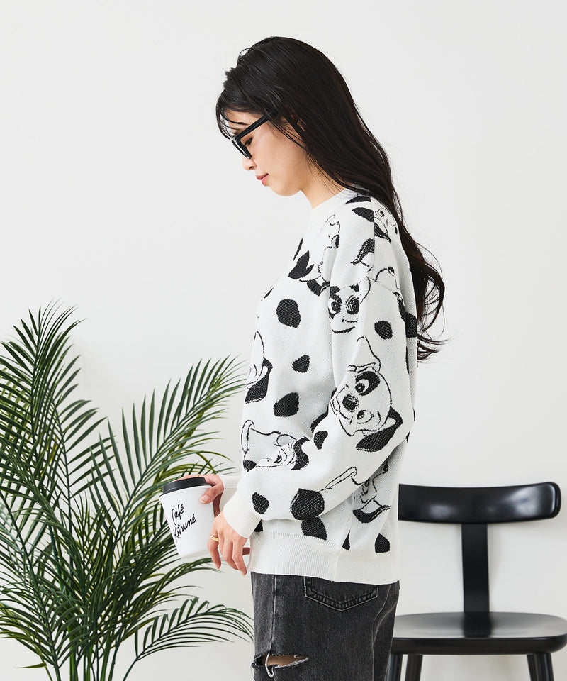 【DISNEY/ディズニー】DISNEY ジャガードニット