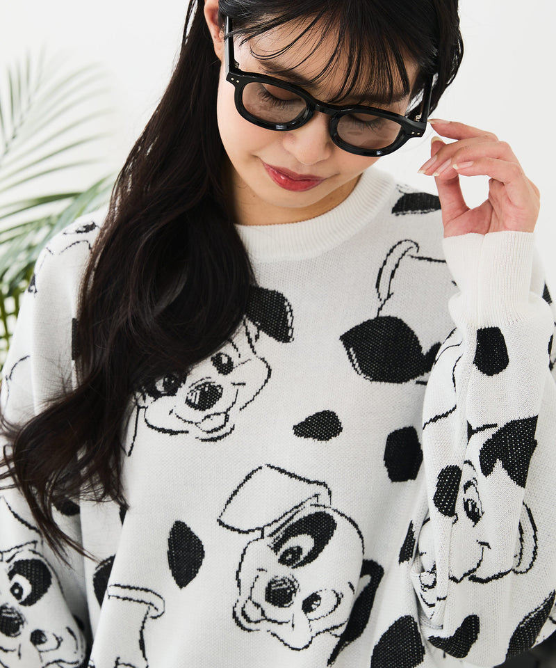 【DISNEY/ディズニー】DISNEY ジャガードニット