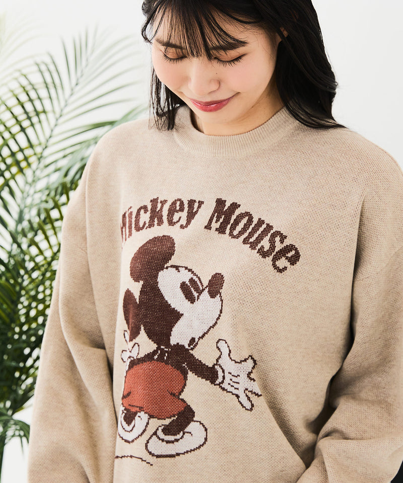 【DISNEY/ディズニー】DISNEY ジャガードニット